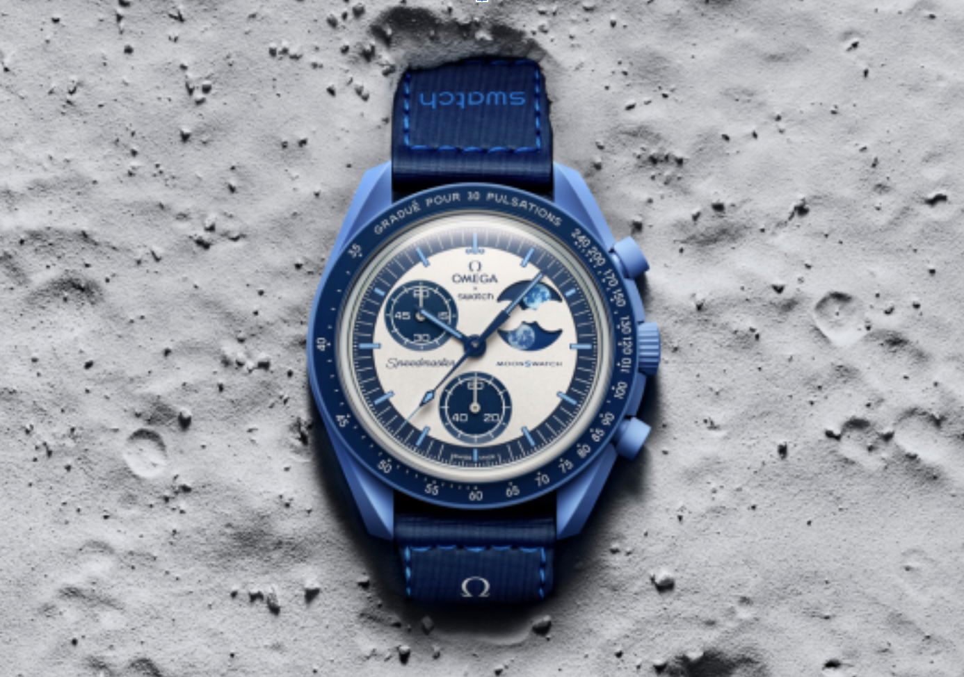 時計 BIOCERAMIC MOONSWATCH SWATCH LAUNCHES THE LIMITED-EDITION BIOCERAMIC MOONSWATCH — Numéro